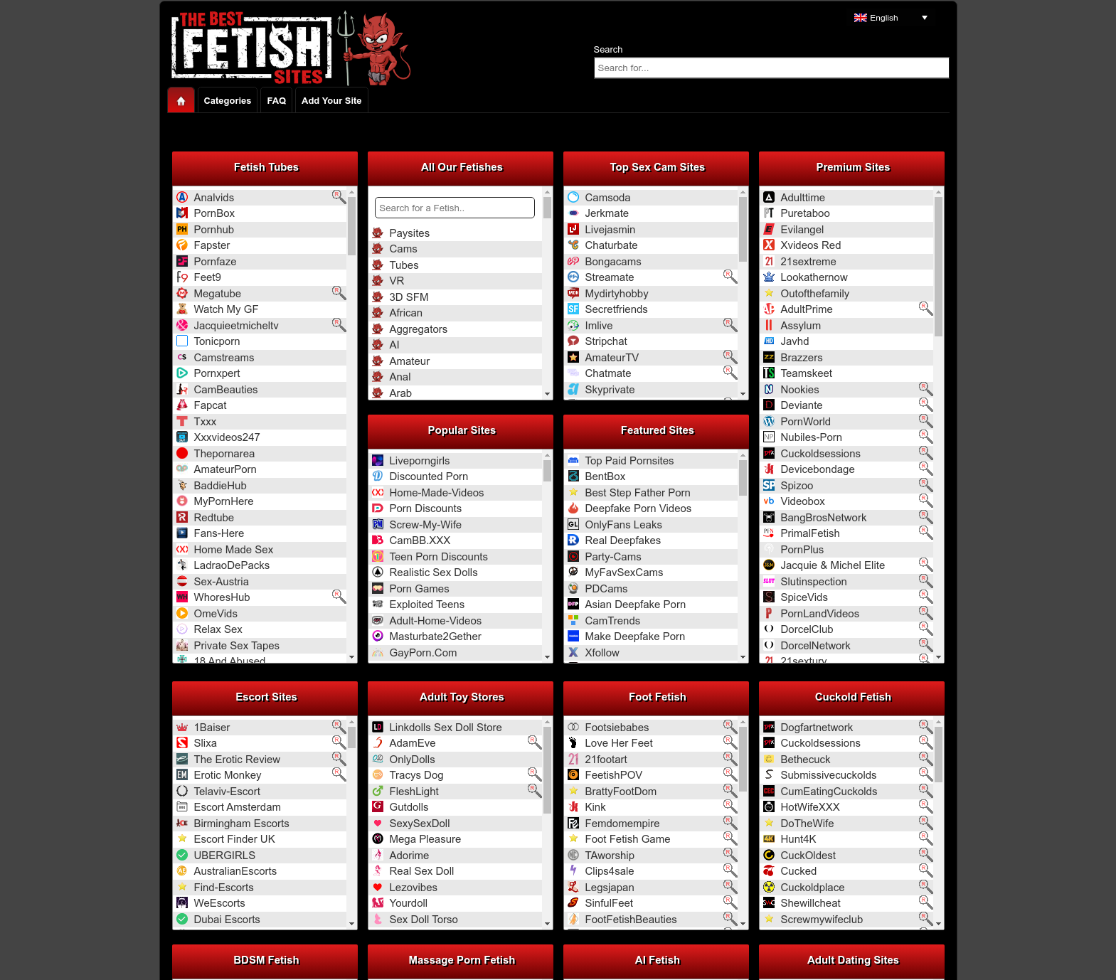 Best fetish porn sites